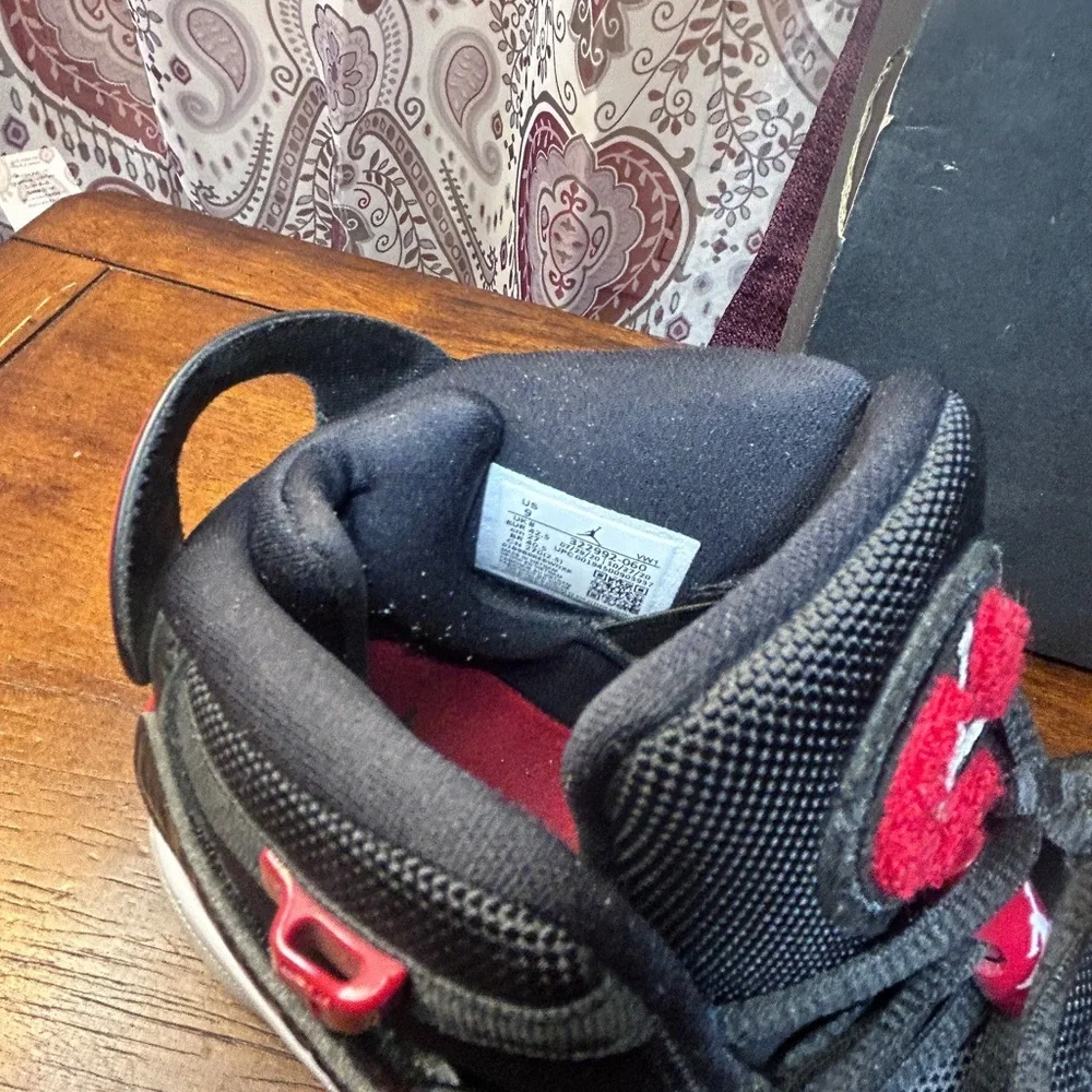 Nike Red and Black Athletic Shoes